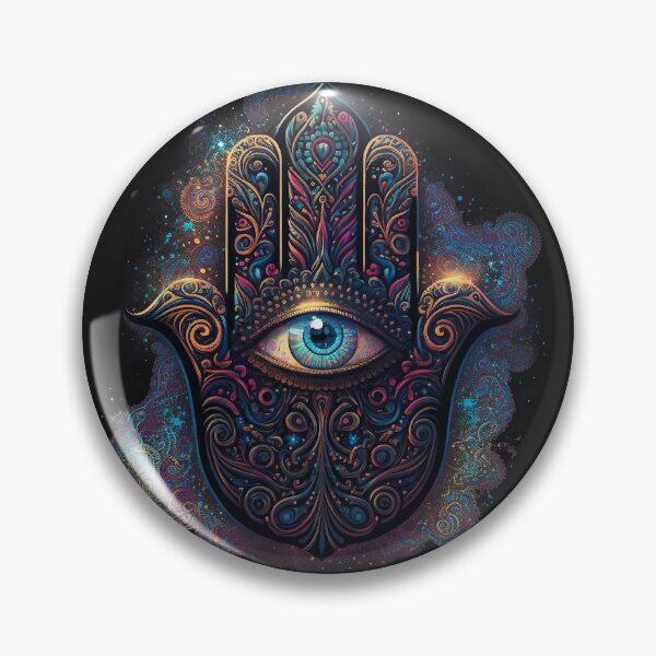 Item preview, Fractal Hamsa designed and sold by taoistviking.