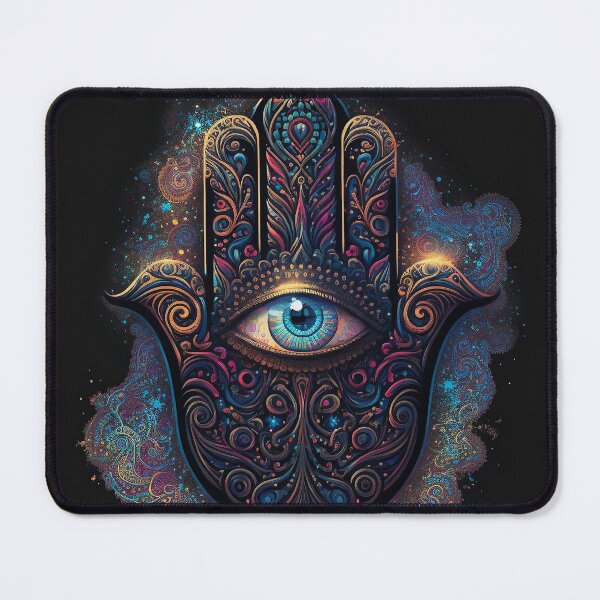 Item preview, Fractal Hamsa designed and sold by taoistviking.