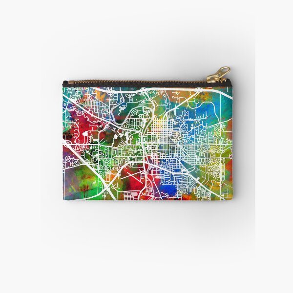 Item preview, Iowa City Map designed and sold by ArtPrints.