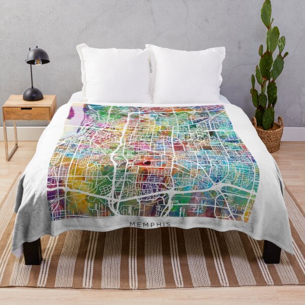 Item preview, Memphis Tennessee City Map designed and sold by ArtPrints.