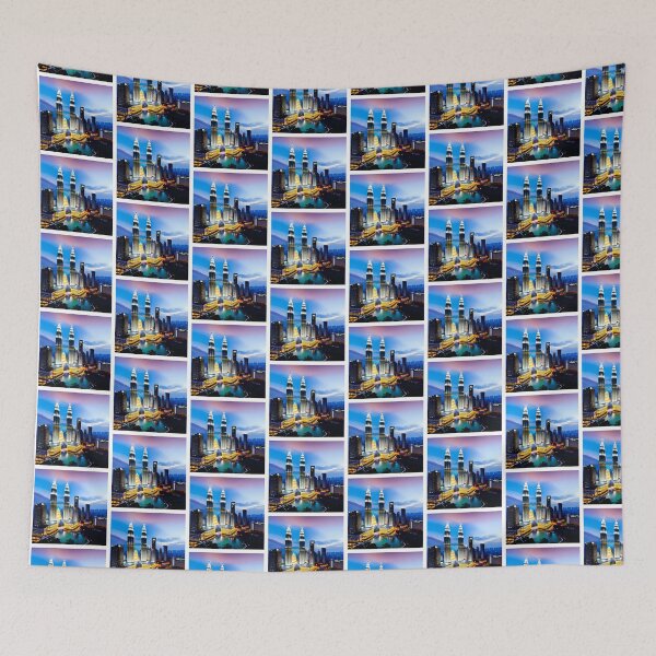 Item preview, Twin towers in Kuala Lumpur  designed and sold by Keepsie Archives by SMA.