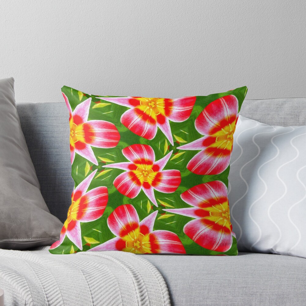 Item preview, Throw Pillow designed and sold by Patternflower.