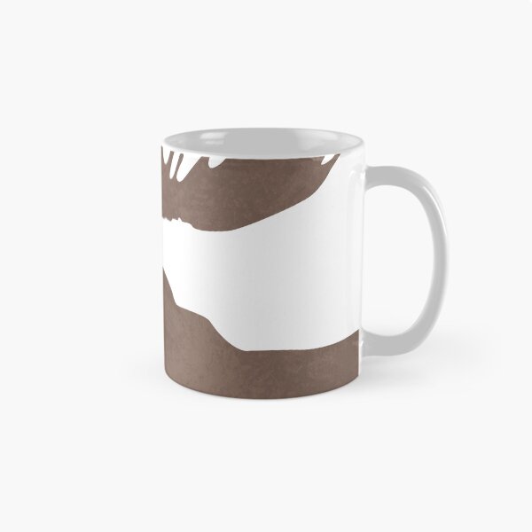 Item preview, Minimal Moose Silhouette - Scandinavian Nursery Decor - Animal Friends - For Kids Room - Brown designed and sold by Studio Grafiikka.