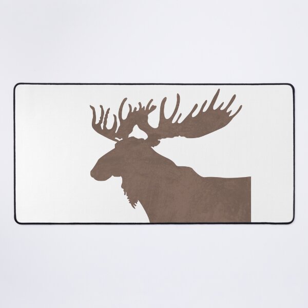 Item preview, Minimal Moose Silhouette - Scandinavian Nursery Decor - Animal Friends - For Kids Room - Brown designed and sold by Studio Grafiikka.