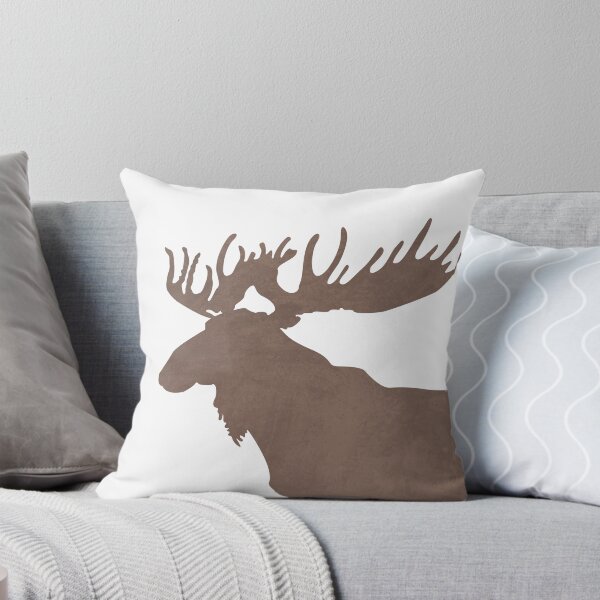 Item preview, Minimal Moose Silhouette - Scandinavian Nursery Decor - Animal Friends - For Kids Room - Brown designed and sold by Studio Grafiikka.