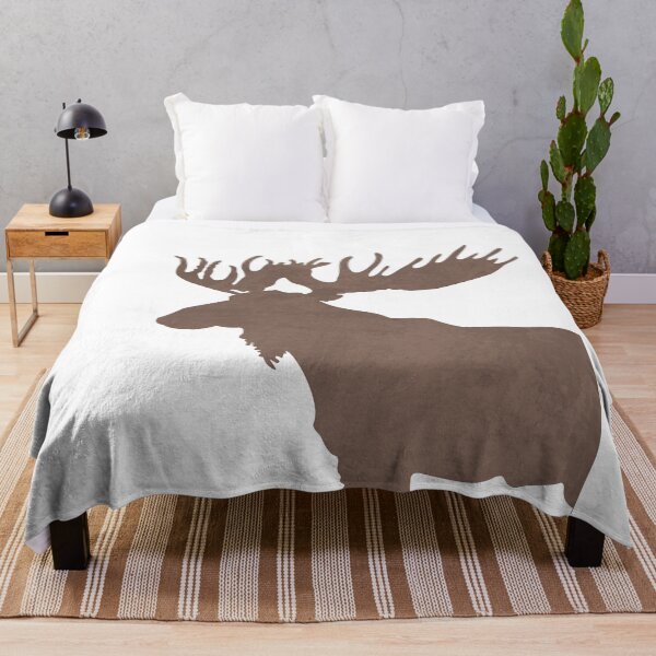 Item preview, Minimal Moose Silhouette - Scandinavian Nursery Decor - Animal Friends - For Kids Room - Brown designed and sold by Studio Grafiikka.