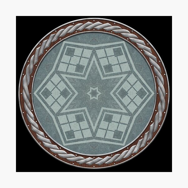 Item preview, Kaleidoscope Reverse Graffiti Pressurewash in Celtic Circle Frame 8 designed and sold by Swabcraft.
