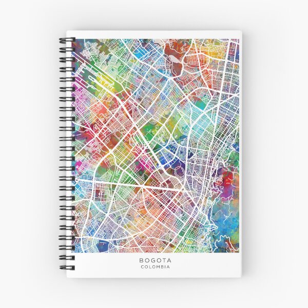 Item preview, Bogota Colombia City Map designed and sold by ArtPrints.