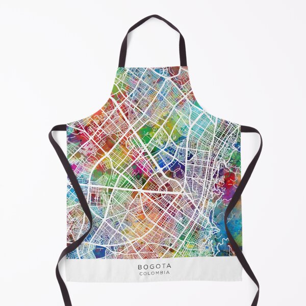 Item preview, Bogota Colombia City Map designed and sold by ArtPrints.