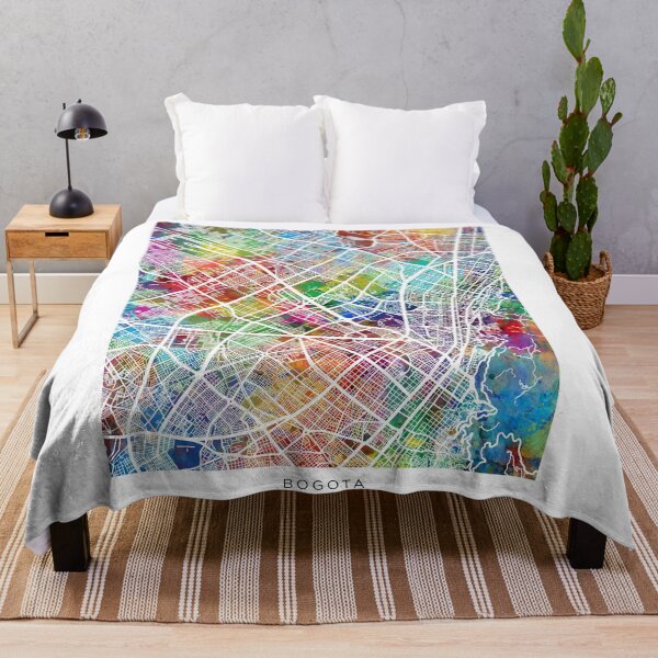 Item preview, Bogota Colombia City Map designed and sold by ArtPrints.