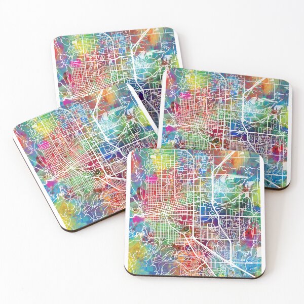 Item preview, Boulder Colorado City Map designed and sold by ArtPrints.