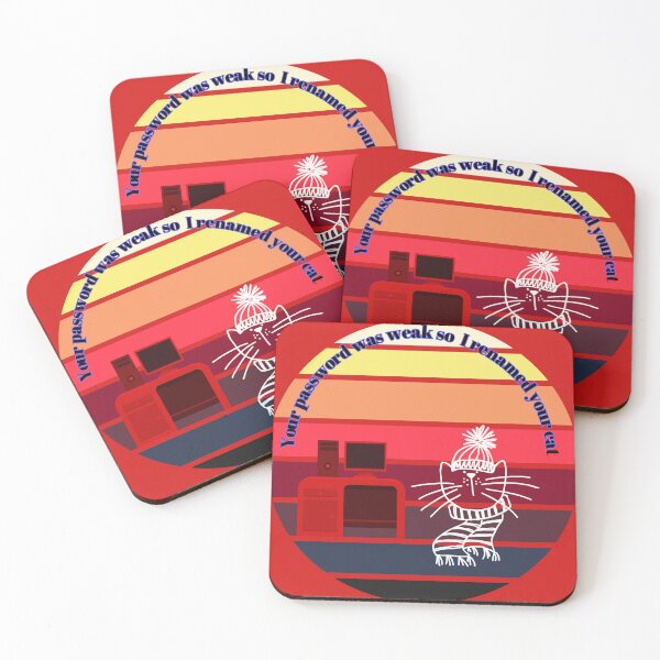 Item preview, Your password was weak so I renamed your cat.  (retro sunset.) designed and sold by CristalleLisa.