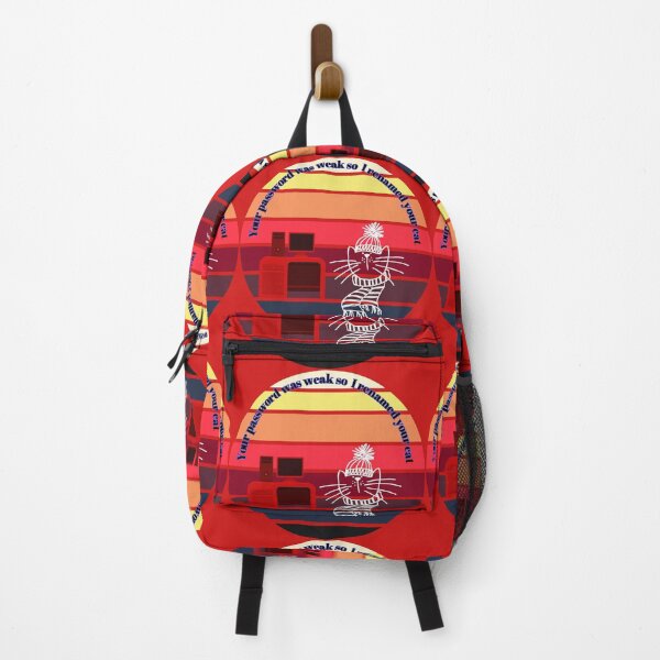 Item preview, Your password was weak so I renamed your cat. (retro sunset.) designed and sold by CristalleLisa.