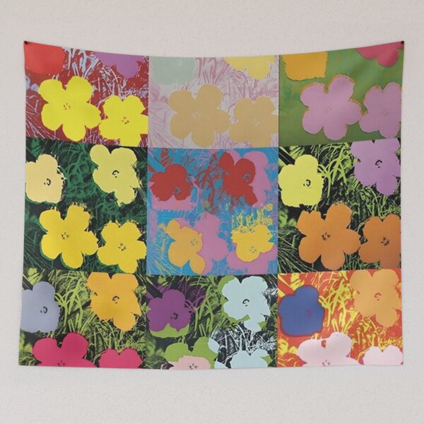 Item preview, Flowerhol Warhol Prints Flowers designed and sold by ChayaCorwin.