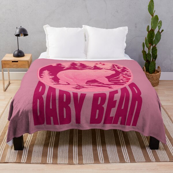 Item preview, Pink Woodland Baby Bear Camping Cub designed and sold by taiche.
