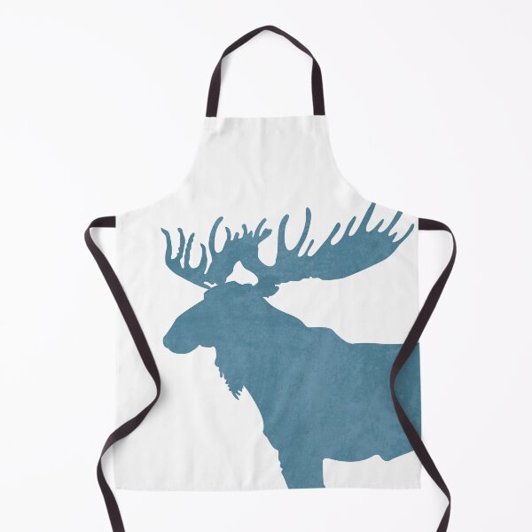 Item preview, Blue Moose Silhouette - Scandinavian Nursery Decor - Animal Friends - For Kids Room - Minimal designed and sold by Studio Grafiikka.