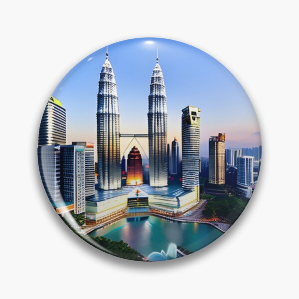 Item preview, Twin towers in Kuala Lumpur  designed and sold by Letter & Petal.