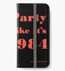Party Like It's 1984 iPhone Wallet/Case/Skin