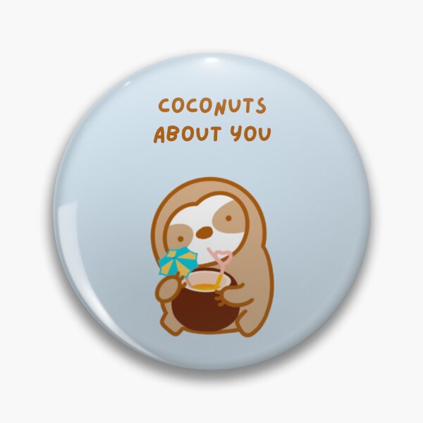 Item preview, Nuts About You Coconut Sloth  designed and sold by theslothinme.