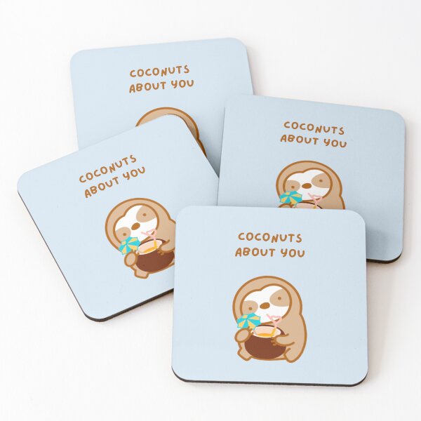 Item preview, Nuts About You Coconut Sloth  designed and sold by theslothinme.