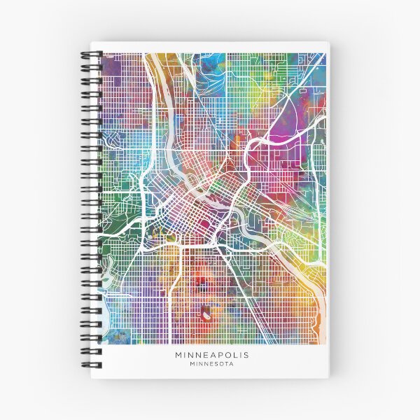 Item preview, Minneapolis Minnesota City Map designed and sold by ArtPrints.
