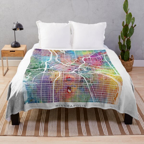 Item preview, Minneapolis Minnesota City Map designed and sold by ArtPrints.
