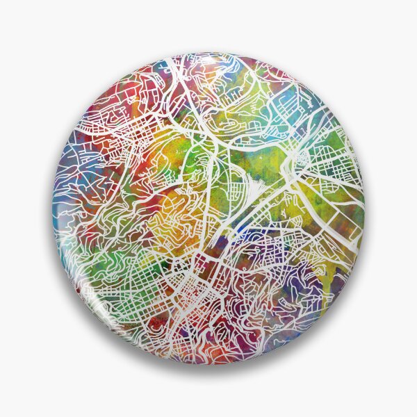 Item preview, Stuttgart Germany City Map designed and sold by ArtPrints.