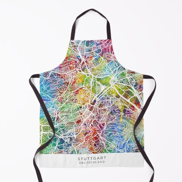 Item preview, Stuttgart Germany City Map designed and sold by ArtPrints.