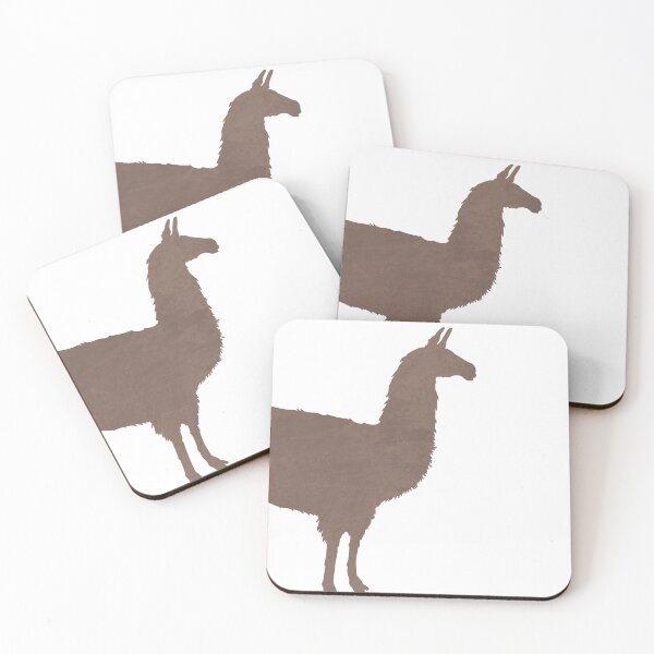 Item preview, Minimal Llama Silhouette - Scandinavian Nursery Decor - Animal Friends - For Kids Room - Brown designed and sold by Studio Grafiikka.