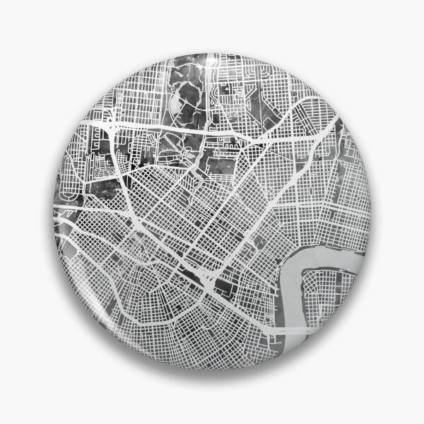 Item preview, New Orleans City Map designed and sold by ArtPrints.