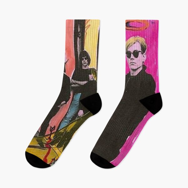 Aperçu de l'œuvre Andy Warhol et le Velvet créée et vendue par ChayaCorwin.