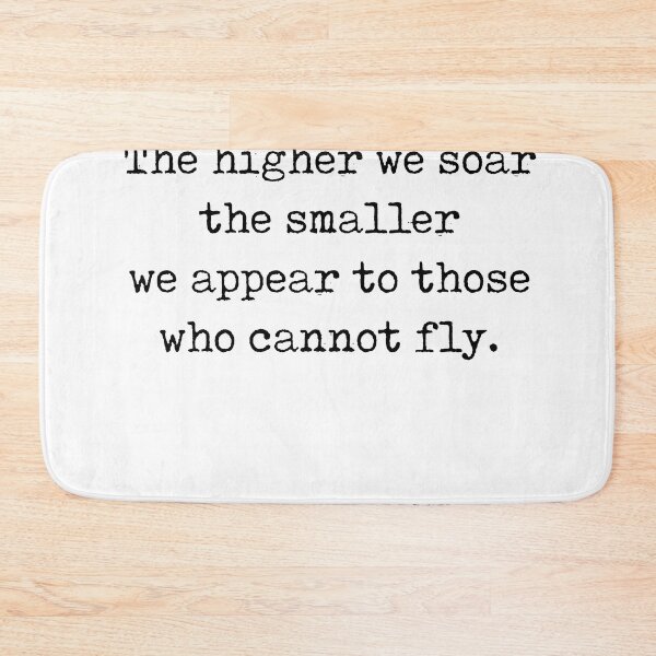 Item preview, The higher we soar - Friedrich Nietzsche Quote - Literature - Typewriter Print designed and sold by Studio Grafiikka.