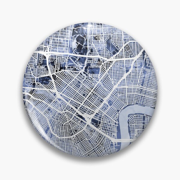Item preview, New Orleans City Map designed and sold by ArtPrints.