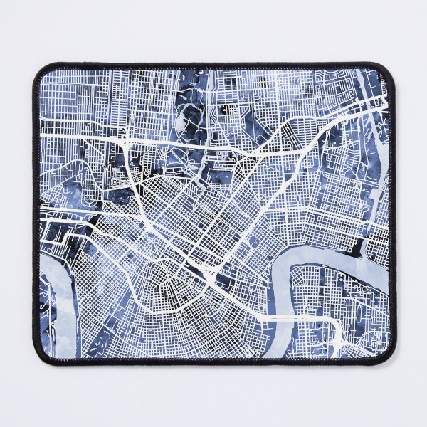 Item preview, New Orleans City Map designed and sold by ArtPrints.