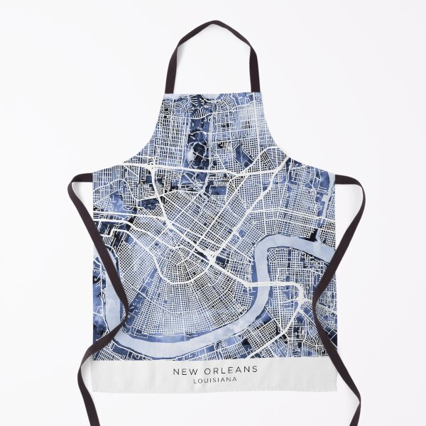 Item preview, New Orleans City Map designed and sold by ArtPrints.