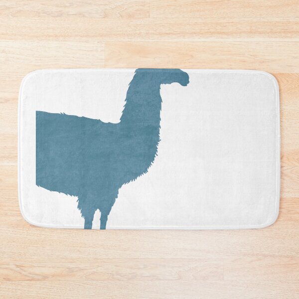 Item preview, Blue Llama Silhouette - Scandinavian Nursery Decor - Animal Friends - For Kids Room - Minimal designed and sold by Studio Grafiikka.