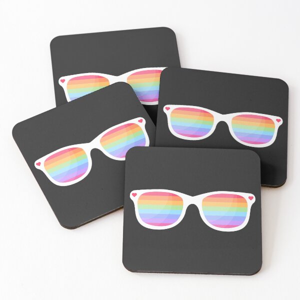 Item preview, Rainbow shades (black) designed and sold by animinimal.