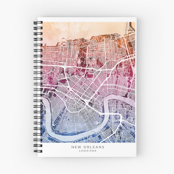 Item preview, New Orleans City Map designed and sold by ArtPrints.