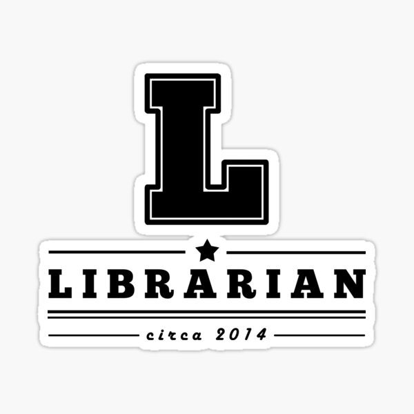 Artikel-Vorschau von L ist für Bibliothekar, designt und verkauft von LibrariansMerch.