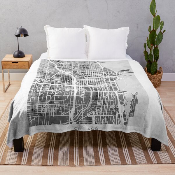 Item preview, Chicago City Street Map designed and sold by ArtPrints.