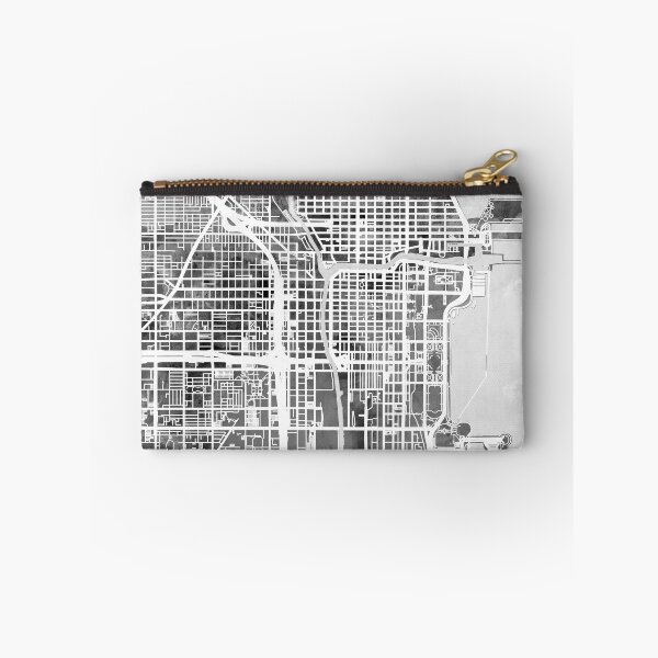 Item preview, Chicago City Street Map designed and sold by ArtPrints.