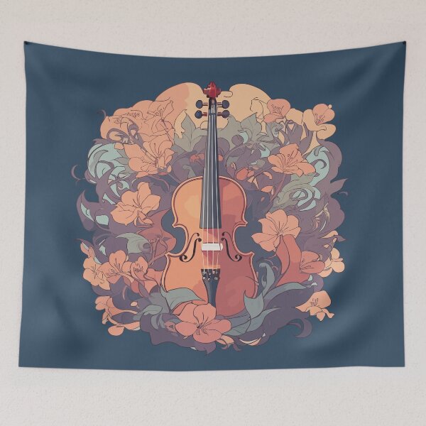 Item preview, Classic Violin | Music Lovers | Digital Artwork designed and sold by thrillquest.
