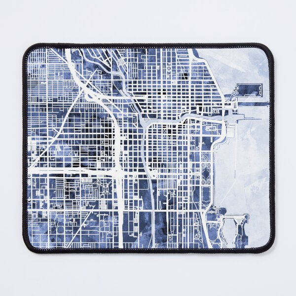 Item preview, Chicago City Street Map designed and sold by ArtPrints.