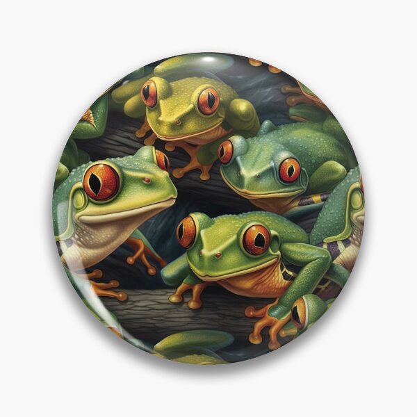 Item preview, Seamless Tree Frogs Pattern designed and sold by Offsite.