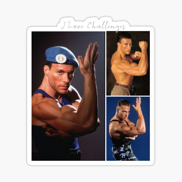 Jean Claude Van Damme Sticker