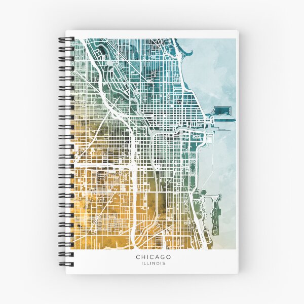 Item preview, Chicago City Street Map designed and sold by ArtPrints.