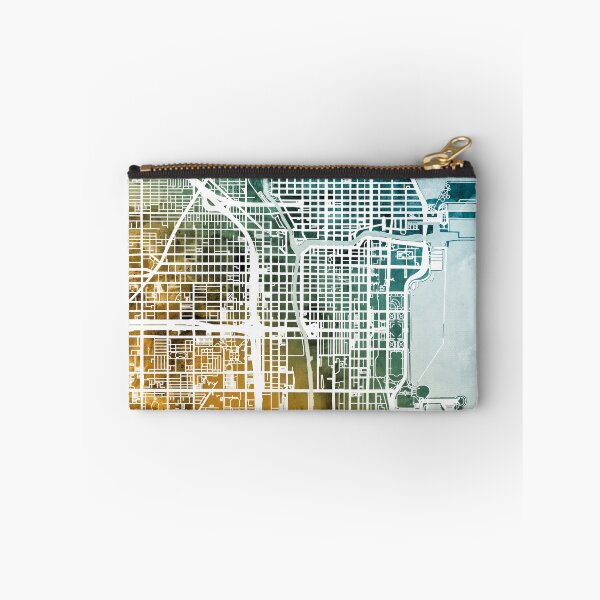 Item preview, Chicago City Street Map designed and sold by ArtPrints.