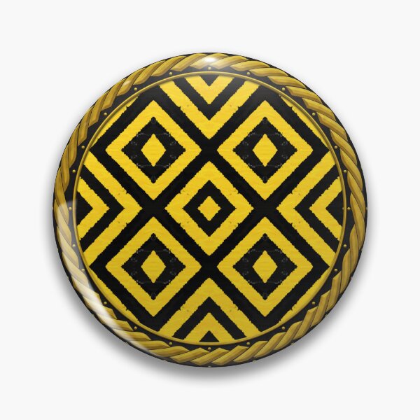 Item preview, Kaleidoscope Highly Visible Yellow and Black in Celtic Circle Frame 1 designed and sold by Swabcraft.