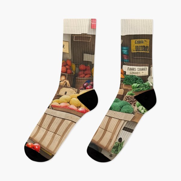 Item preview, Retro Style Farmers Market designed and sold by Tamas Das.