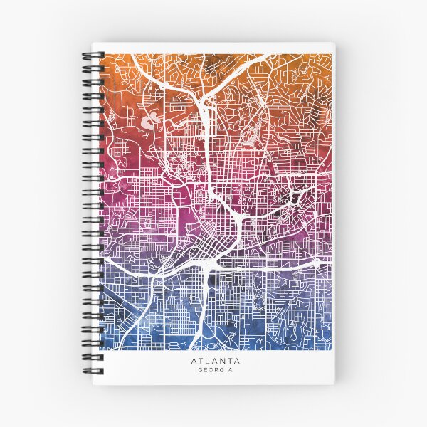 Item preview, Atlanta Georgia City Map designed and sold by ArtPrints.